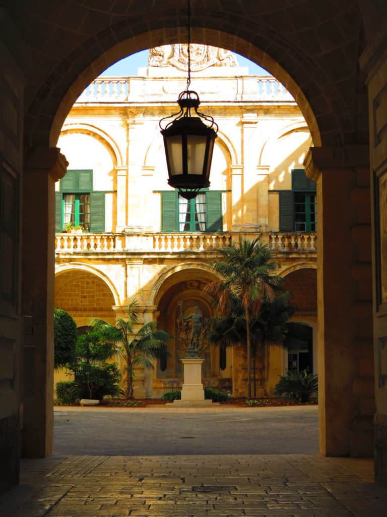 Le Palais des Grands Maîtres à Malte - Salle d'apparat