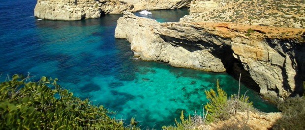 découvrir Comino falaises plages Comino, Malte.