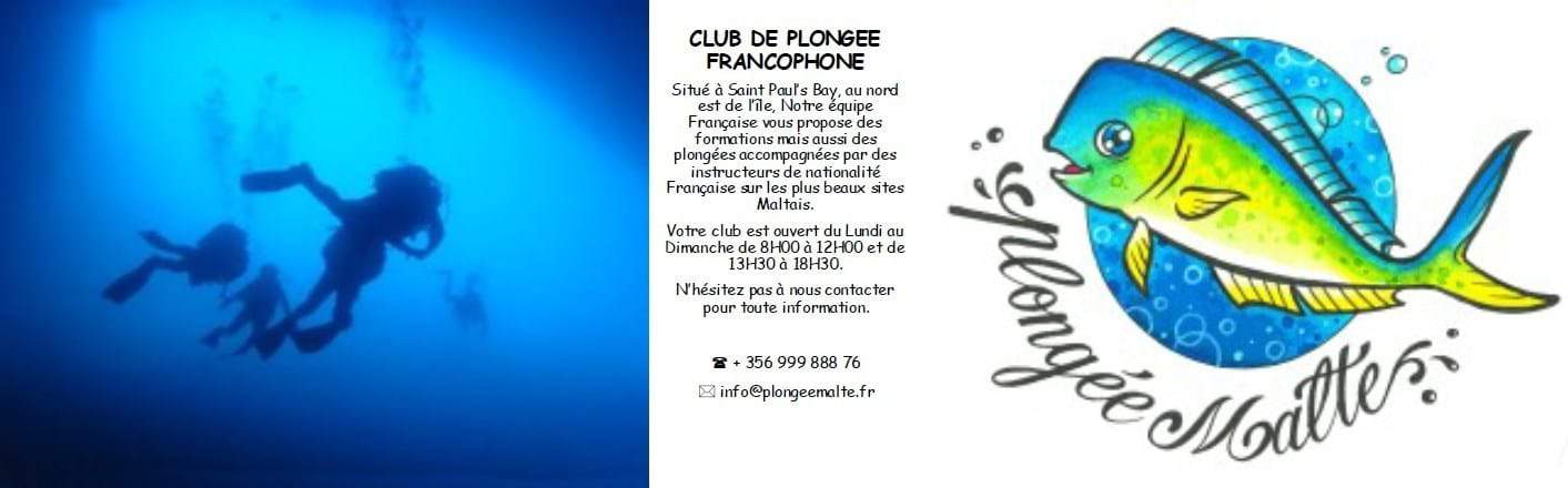 Club de Plongée Francophone à Malte