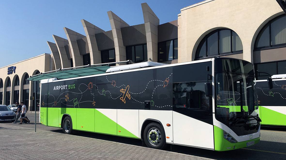 Navette aéroport bus Malte gozo