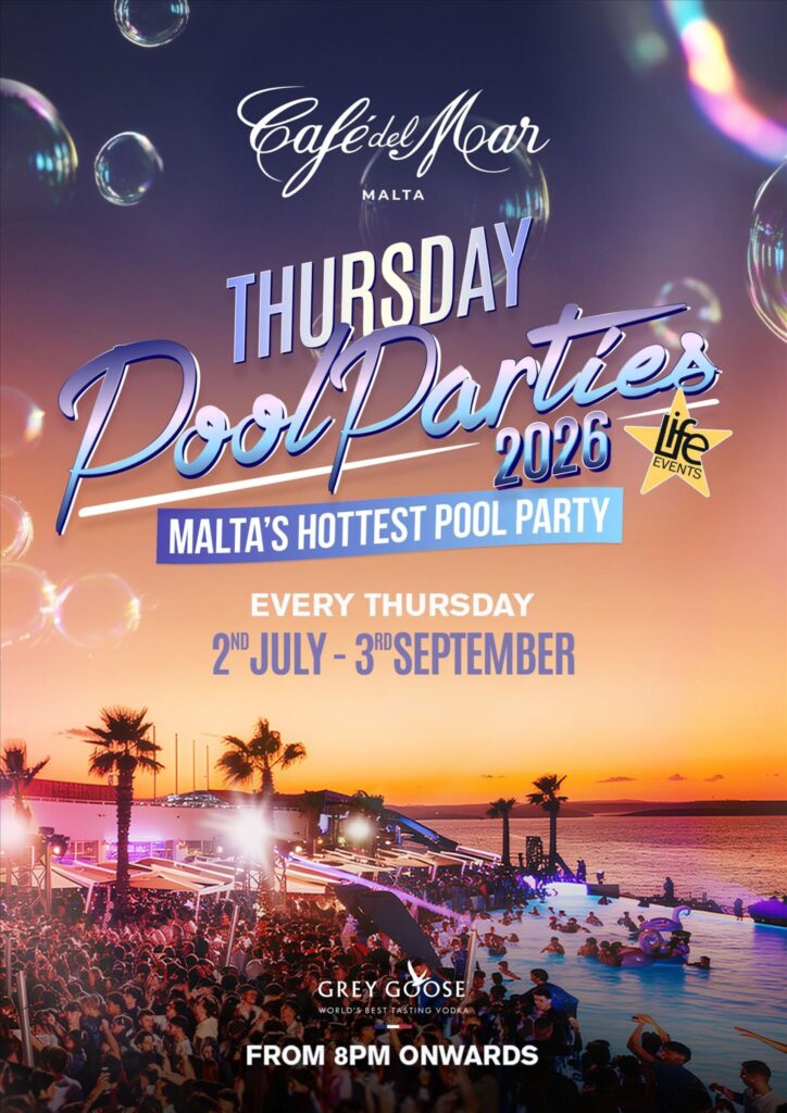 Café del Mar à Malte - Pool Party Café del Mar à Malte - Pool Party