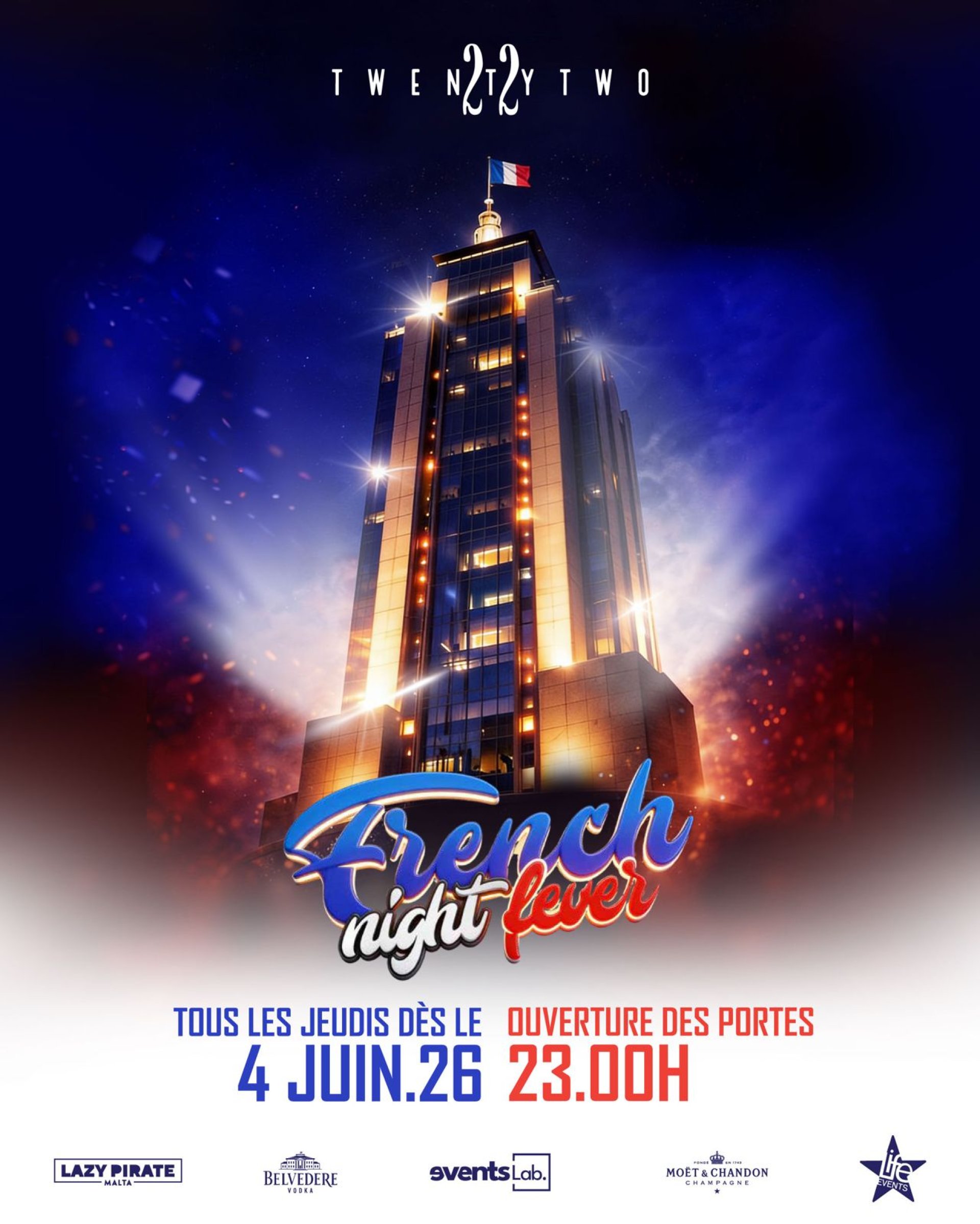 French Night Fever au Twenty Two à Malte